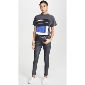 JOE'S The Charlie Gunmetal Skinny Ankle Jeans